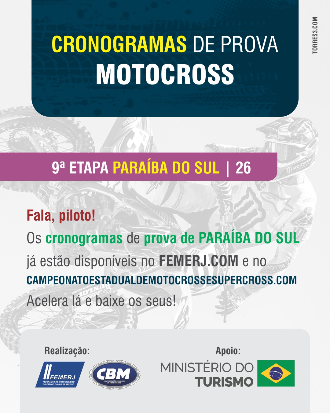 cronograma motocross supercross paraiba 2026 - 1080x1350 - Post